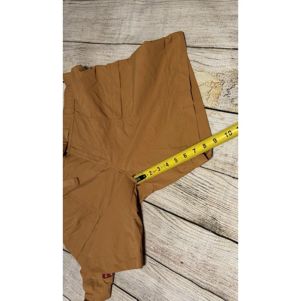 NWT Eddie Bauer Rip Stop Tech Shorts Brown Sugar Sz XL New with $70 Tag GTub31